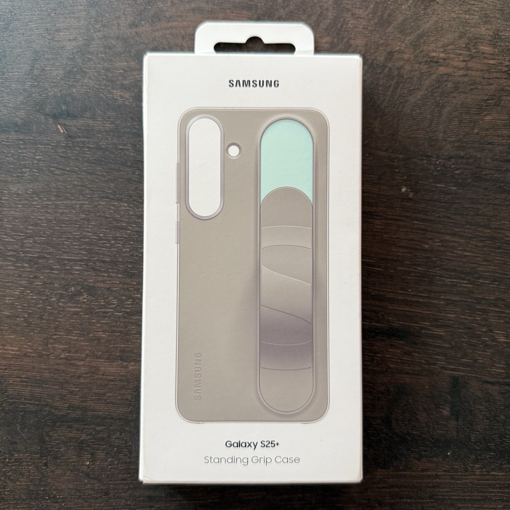 Samsung Official Standing Grip Case for Samsung Galaxy S25+ Plus - Gray